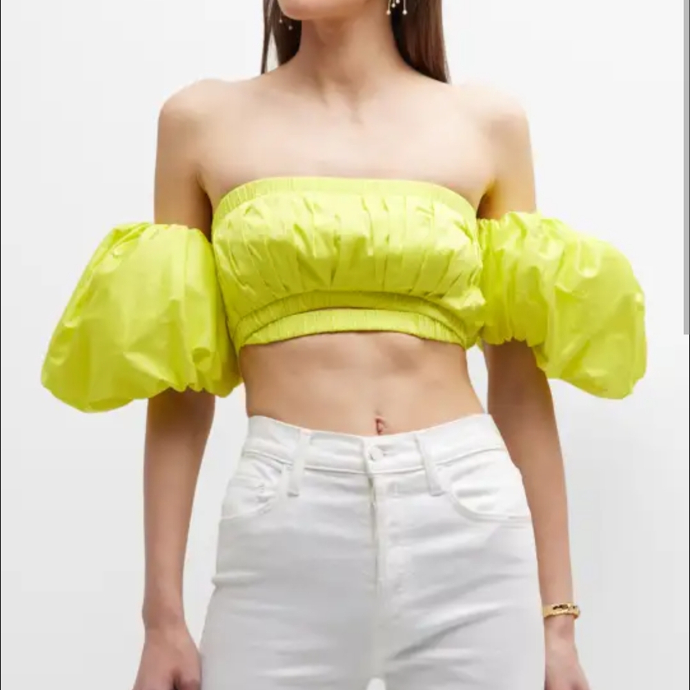 Off-Shoulder Yellow Top